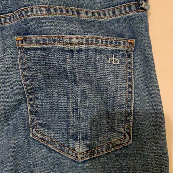 Rag & Bone stovepipe step hem jeans - Picture 7 of 8